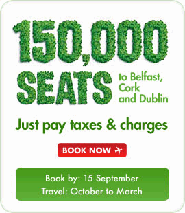Aer Lingus 150,000 Seat Sale
