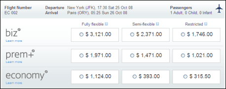 OpenSkies JFK - ORY