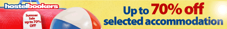 Hostelbookers Up to 70% off beds in Europe