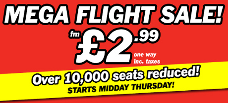 jet2.com Mega Flight Sale