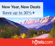New Year, New Deals - Save up to 30% at hotels.com!