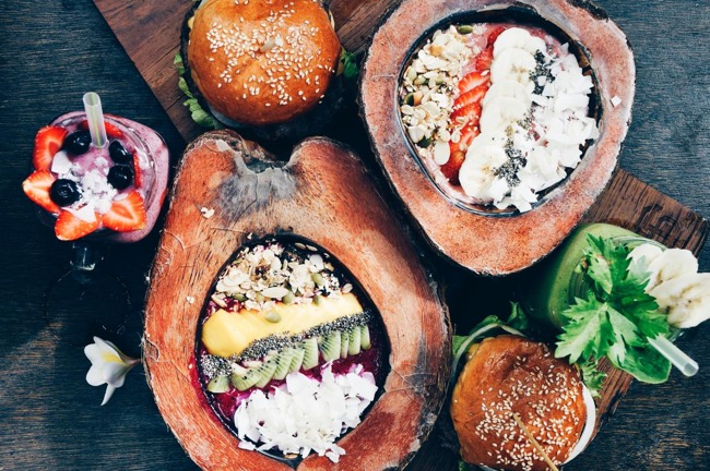 Eating in Bali