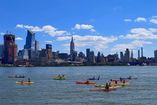 Kayaking on the Hudson River