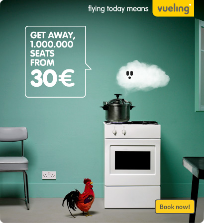 Vueling: Get away, 1,000,000 seats from 30 Euro
