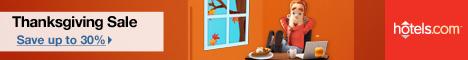 Gobble up Savings of up to 30% at the hotels.com Thanksgiving Sale!