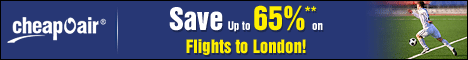 Save on flights to London with promo code